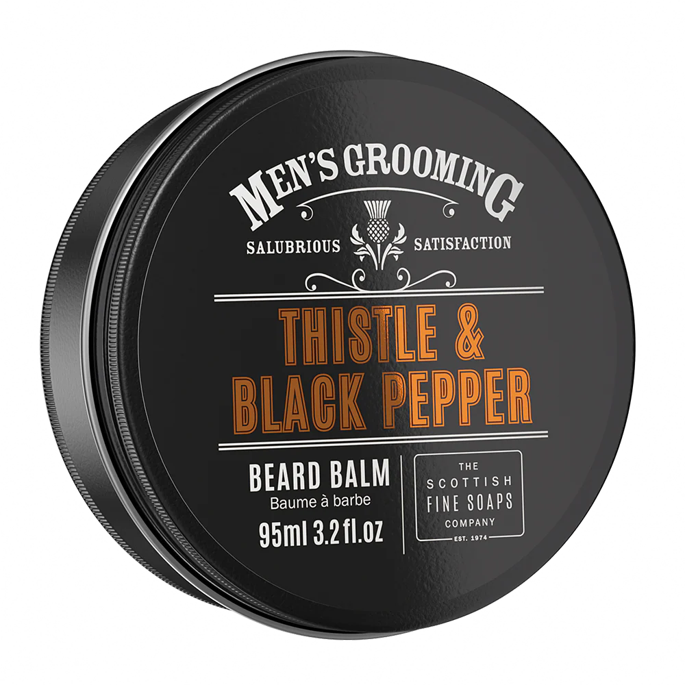 Thistle & Black Pepper barzdos balzamas, 95 ml The-Scottish-Fine-Soaps TIESIOG GRAŽI