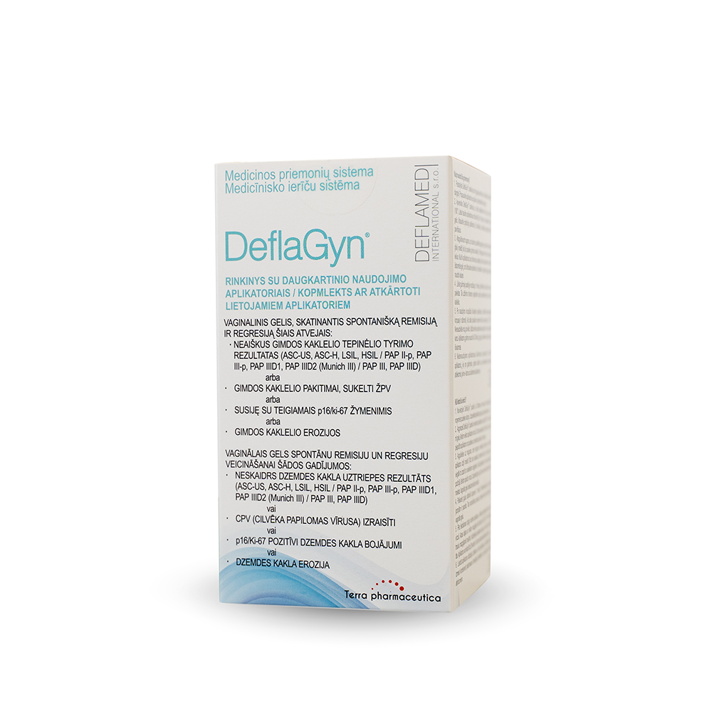 DeflaGyn vaginalinis gelis, 1 vnt, 150 ml DeflaGyn TIESIOG GRAŽI