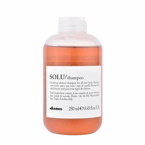 Davines SOLU valomasis plaukų šampūnas, 250 ml Davines TIESIOG GRAŽI